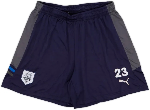 2013-14 Preston North End Puma Training Shorts #23 - 8/10 - (L)