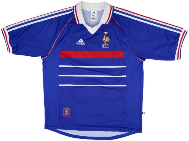 1998-00 France Home Shirt - 9/10 - (L)