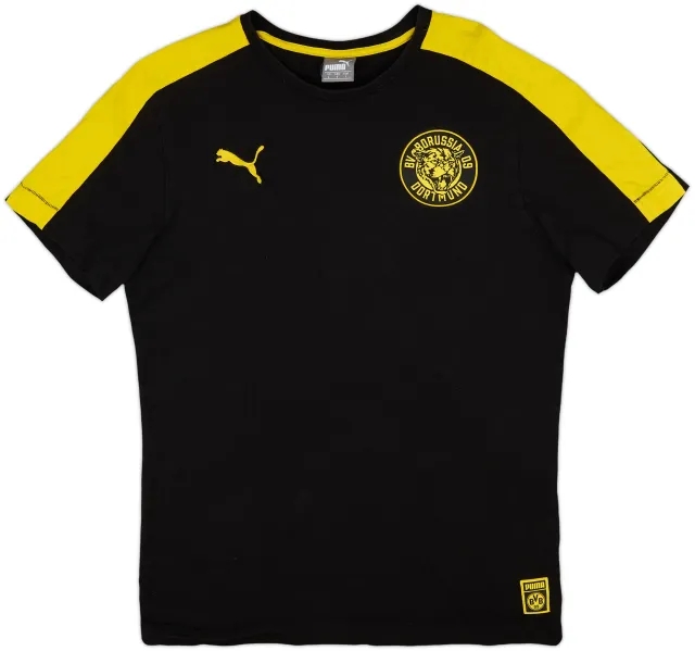 2019-20 Dortmund Puma Cotton Tee - 8/10 - (L)