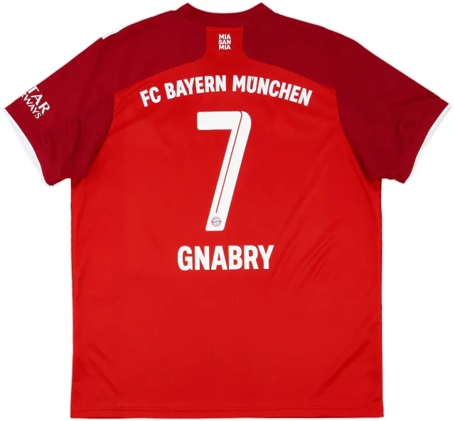 2021-22 Bayern Munich Home Shirt Gnabry #7 - 10/10 - (XL)