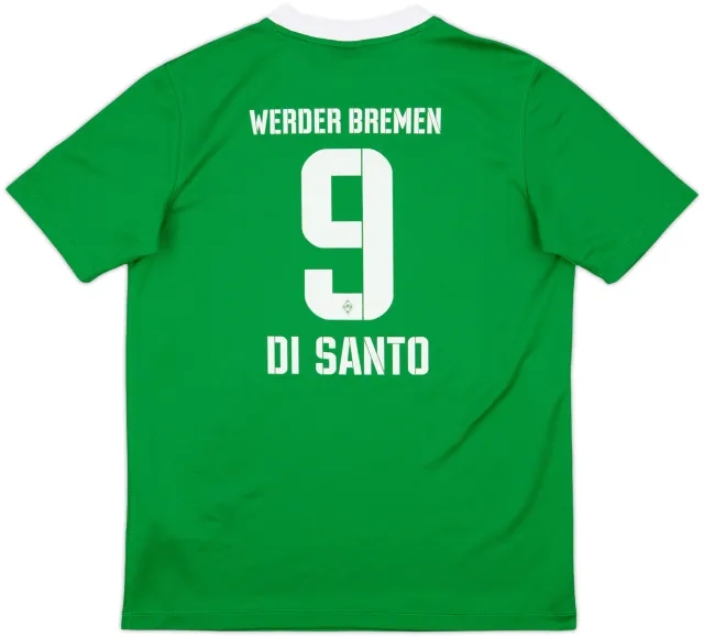 2014-15 Werder Bremen Basic Home Shirt Di Santo #9 - 10/10 - (XL.Boys)
