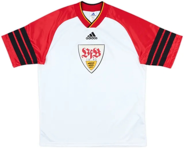 adidas Stuttgart Boys SS Home Shirt 1998/99