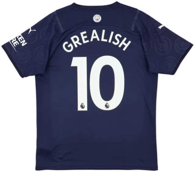 2021-22 Manchester City Third Shirt Grealish #10 - 10/10 - (M)