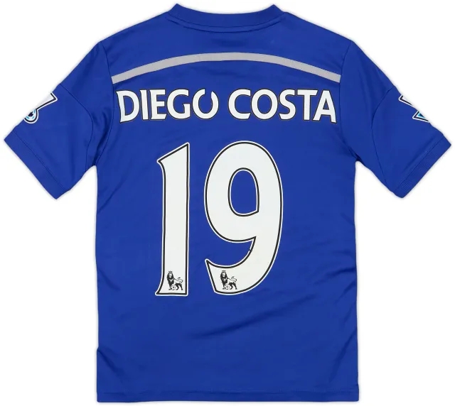 2014-15 Chelsea Home Shirt Diego Costa #19 - 5/10 - (M.Boys)