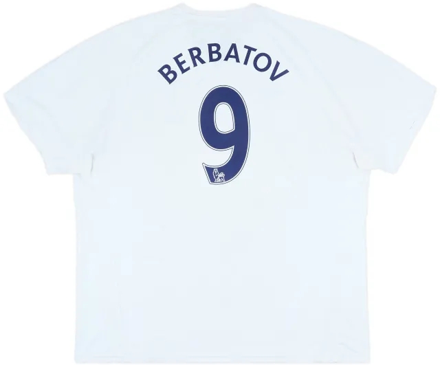 2007-08 Tottenham Home Shirt Berbatov #9 - 8/10 - (XXL)