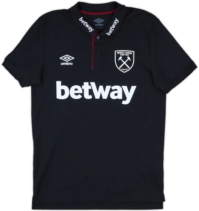 2019-20 West Ham Umbro Polo Shirt - 9/10 - (M)