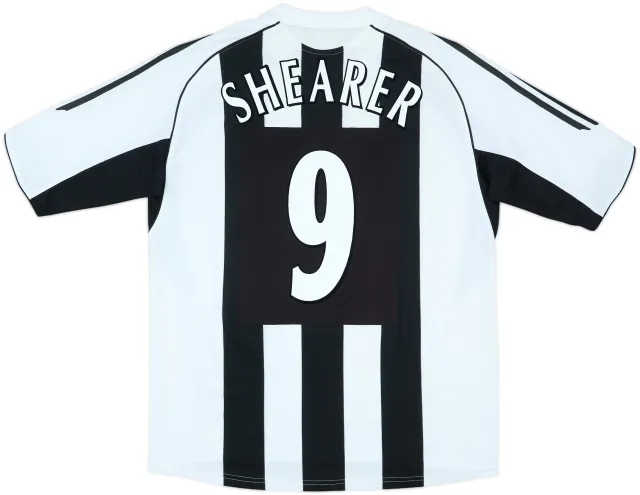 2005-07 Newcastle Home Shirt Shearer #9 - 6/10 - (L)