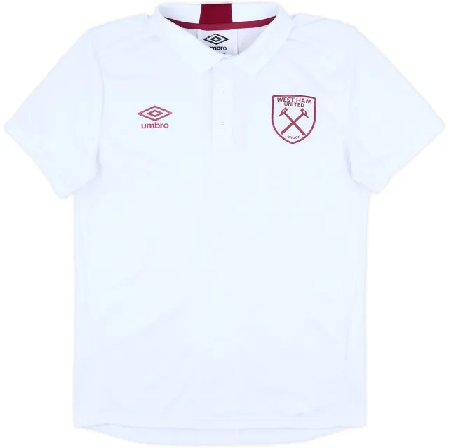 2021-22 West Ham Umbro Polo Shirt - 9/10 - (S)