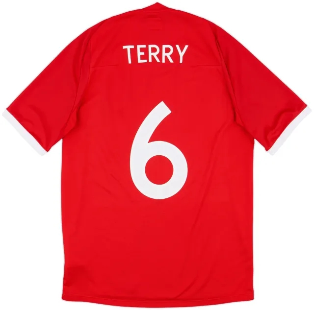 2010-11 England Away Shirt Terry #6 - 9/10 - (M)