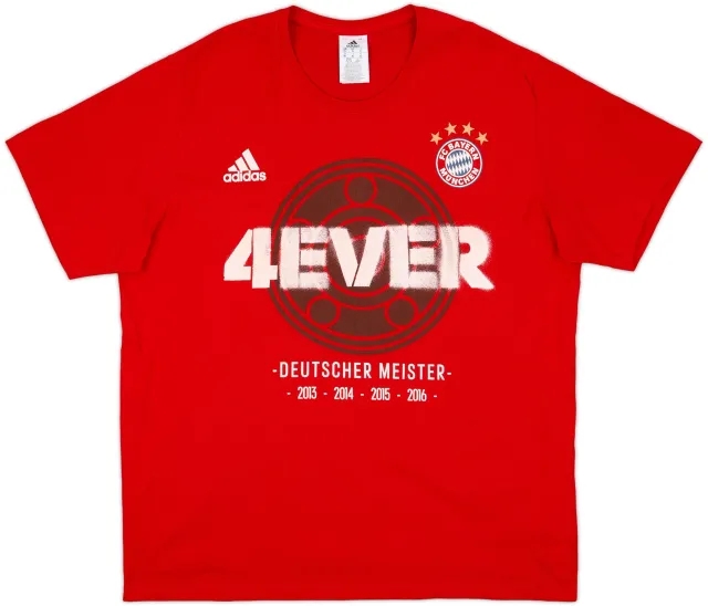 2015-16 Bayern Munich adidas Cotton Tee - 9/10 - (XL)