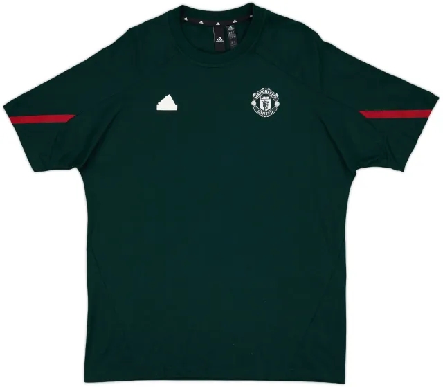 2023-24 Manchester United adidas Cotton Tee - 10/10 - (M)