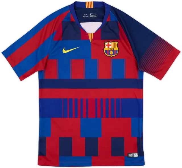 2018-19 Barcelona Nike Mash Up Training Shirt - 10/10 - (S)