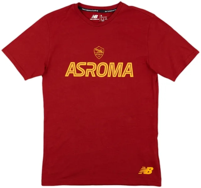 2022-23 Roma New Balance Cotton Tee - 10/10 - (S)