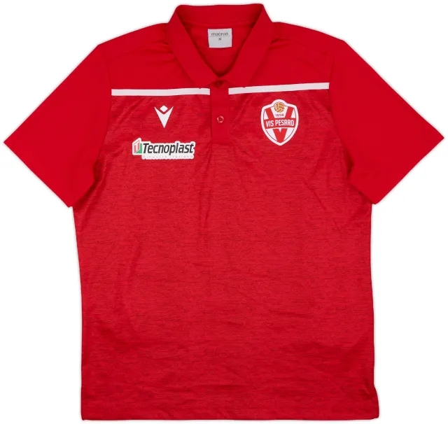 2022-23 Vis Pesaro Macron Polo Shirt - 10/10 - (M)