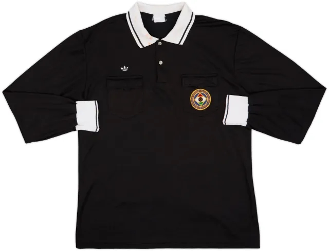 1980s Italy FIGC adidas Referee L/S Shirt - 8/10 - (XL)