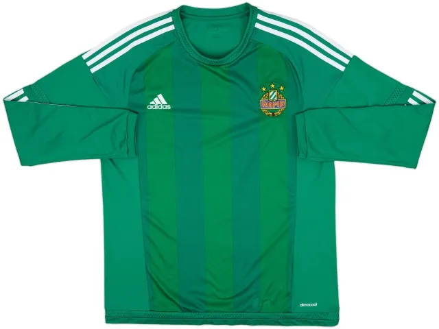 2015-16 Rapid Vienna Home L/S Shirt - 7/10 - (L)