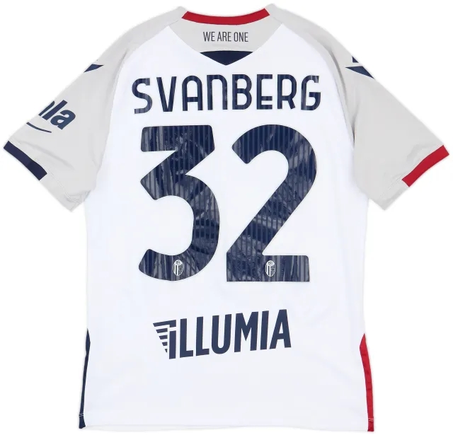 2020-21 Bologna Away Shirt Svanberg #32 - 10/10 - (S)