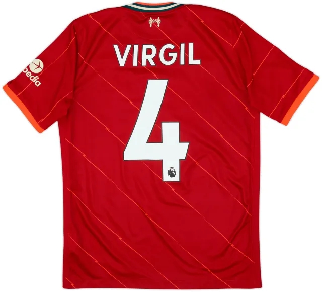2021-22 Liverpool Authentic Home Shirt M.Salah #11 - 10/10 - (S)