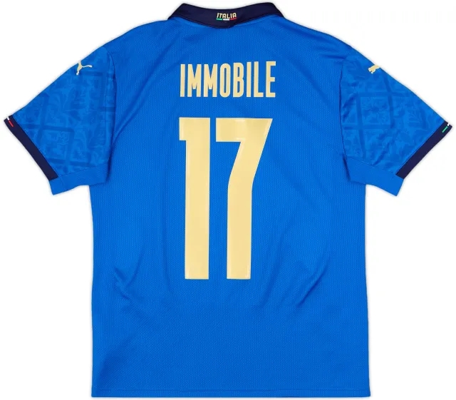 2020-21 Italy Home Shirt Immobile #17 - 10/10 - (M)