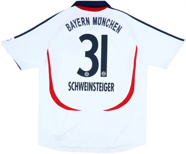 adidas Bayern Munich Mens SS Away Shirt 2006/07