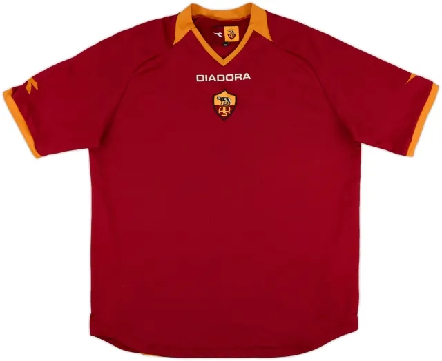 2006-07 Roma Home Shirt - 7/10 - (XL)