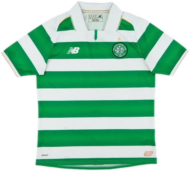 NewBalance Celtic Boys SS Home Shirt 2016/17