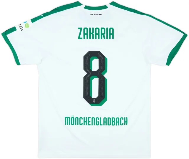 2018-19 Borussia Monchengladbach Home Shirt Zakaria #8 - 9/10 - (L)