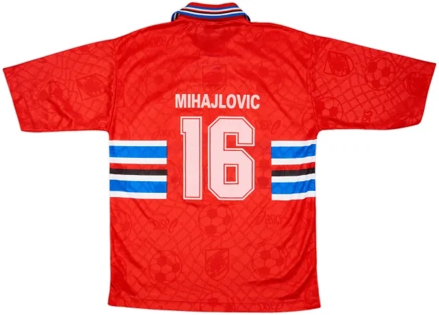 1995-96 Sampdoria Third Shirt Mihajlovic #16 - 8/10 - (XL)
