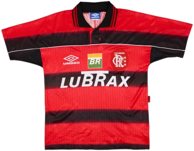 1997-99 Flamengo Home Shirt - 8/10 - (M)