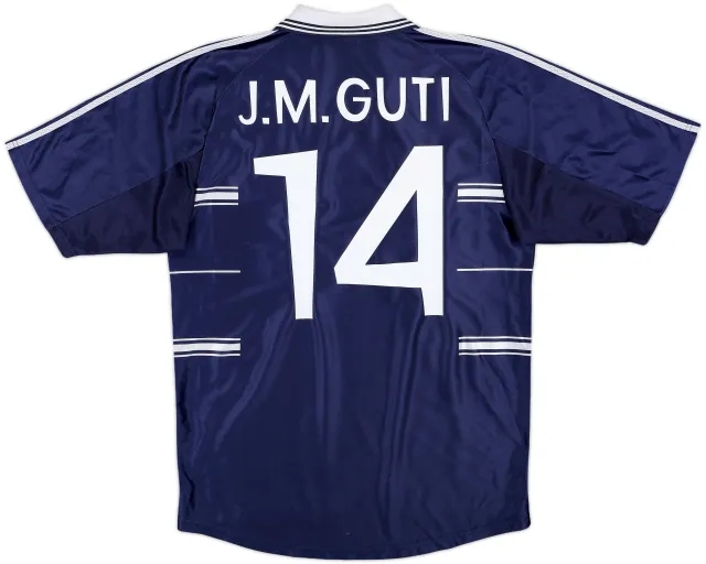 1998-99 Real Madrid Away Shirt J.M.Guti #14 - 8/10 - (M)