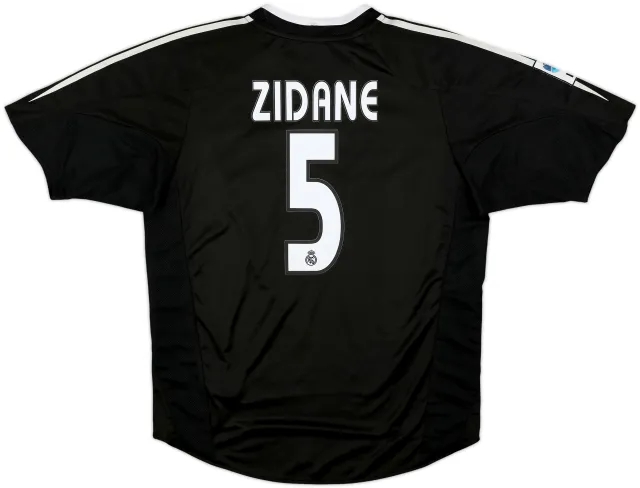2004-05 Real Madrid Away Shirt Zidane #5 - 8/10 - (M)