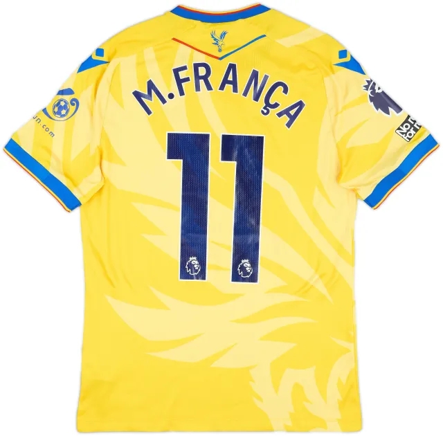 2024-25 Crystal Palace Match Issue Away Shirt M.Franca #11
