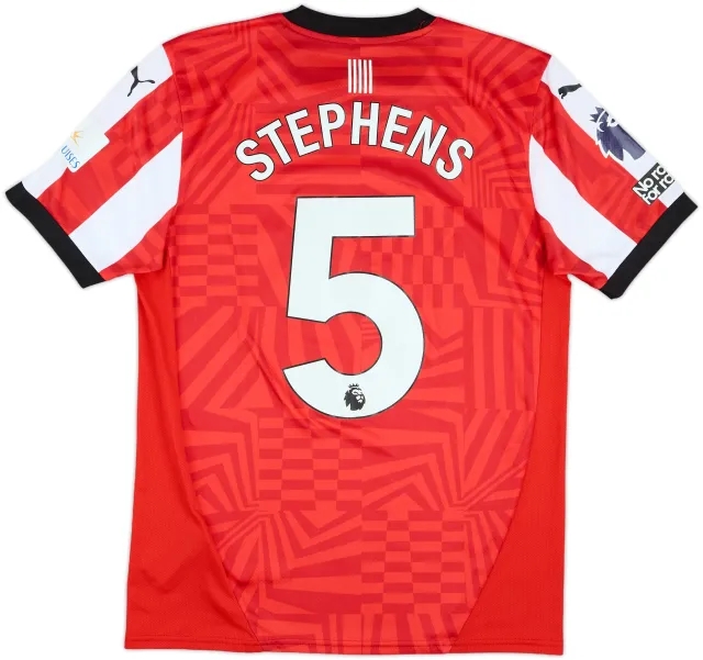 2024-25 Southampton Match Issue Home Shirt Stephens #5