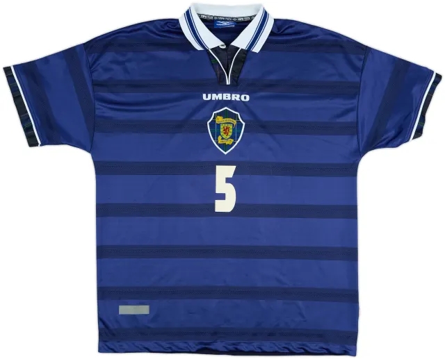 1998-00 Scotland Home Shirt #5 - 7/10 - (XXL)