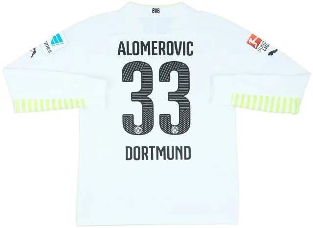 2014-15 Borussia Dortmund Match Issue GK Shirt Alomerovic #33
