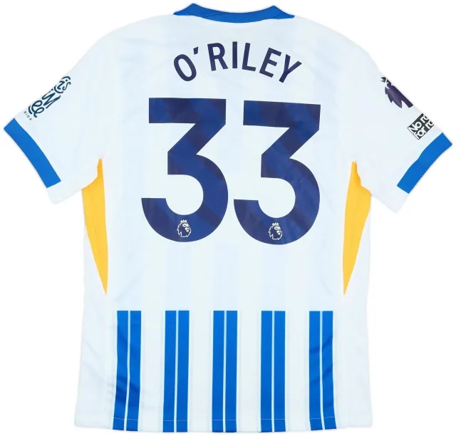 2024-25 Brighton Match Issue Home Shirt O'Riley #33