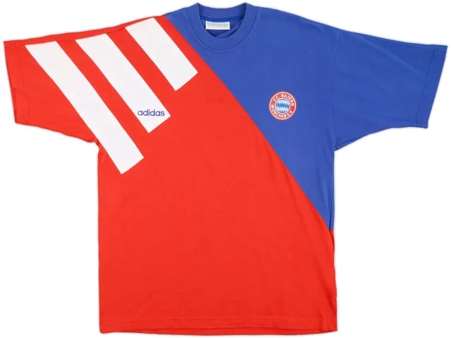 adidas Bayern Munich Mens SS Home Shirt 1991/92