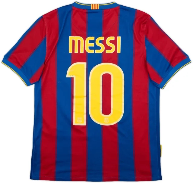 2009-10 Barcelona Home Shirt Messi #10 - 7/10 - (S)