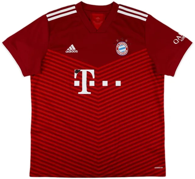 adidas Bayern Munich Mens SS Home Shirt 2021/22