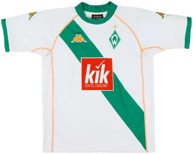 Kappa Werder Bremen Boys SS Away Shirt 2004/05