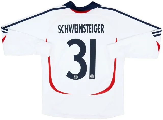 adidas Bayern Munich Boys LS Away Shirt 2006/07