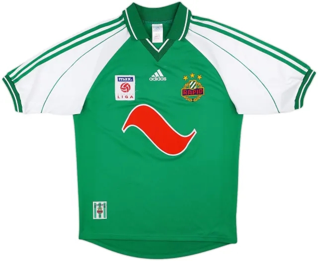 2000-01 Rapid Vienna Home Shirt - 9/10 - (S)