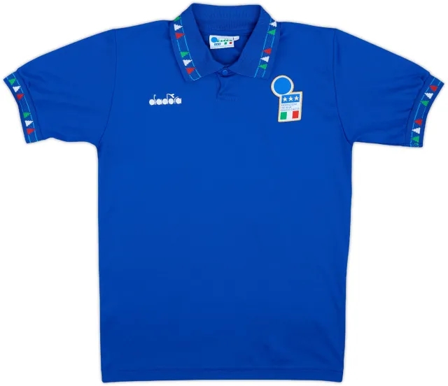 1992-93 Italy Home Shirt - 10/10 - (M.Boys)