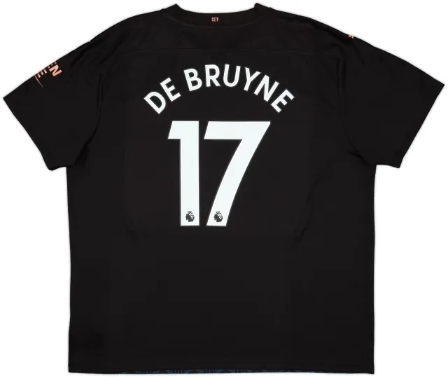 2020-21 Manchester City Away Shirt De Bruyne #17 - 8/10 - (3XL)