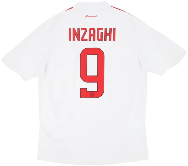 2008-09 AC Milan Away Shirt Inzaghi #9 - 5/10 - (L)