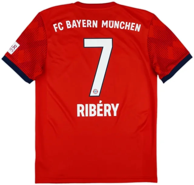2018-19 Bayern Munich Home Shirt Ribery #7 - 8/10 - (S)