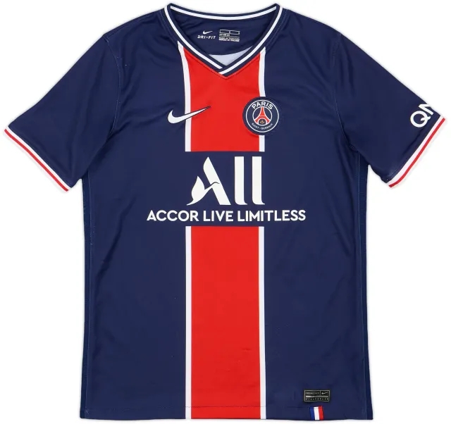 2020-21 Paris Saint-Germain Home Shirt - 8/10 - (L.Boys)
