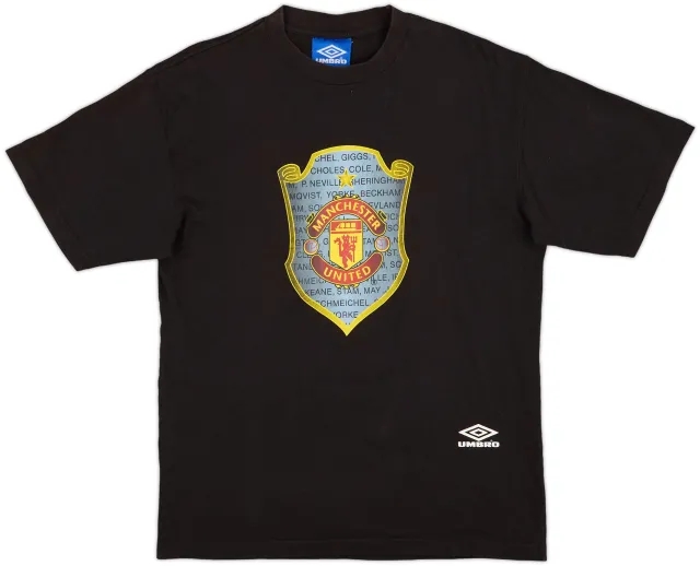 1999 Manchester United Umbro Cotton Tee - 9/10 - (L)