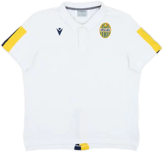 2019-20 Hellas Verona Macron Polo Shirt - 6/10 - (L)