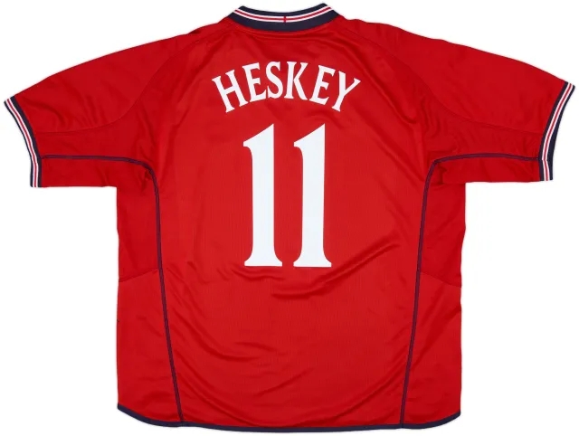 2002-04 England Away Shirt Heskey #11 - 9/10 - (XL)